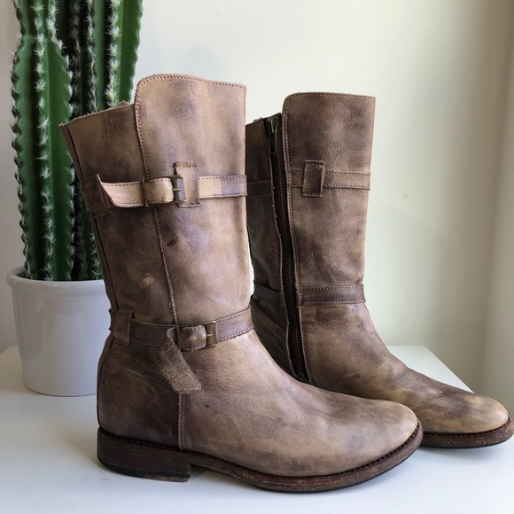 Bed Stu Shoes - BED STU | turn strappy leather boots calf moto